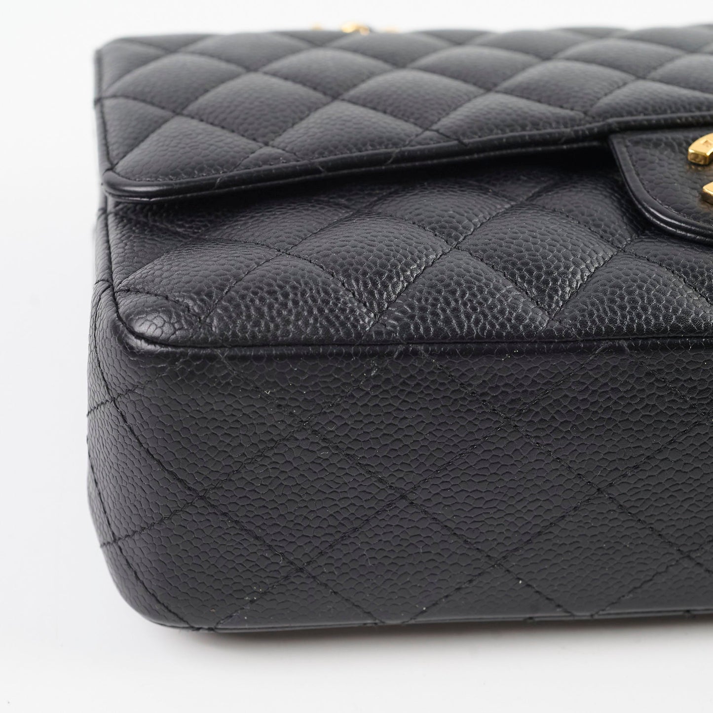 Chanel  Caviar Memium/Large Classic Flap Black