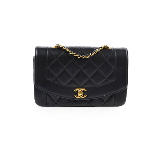 Chanel Small  Diana Lambskin Black (4 Series)