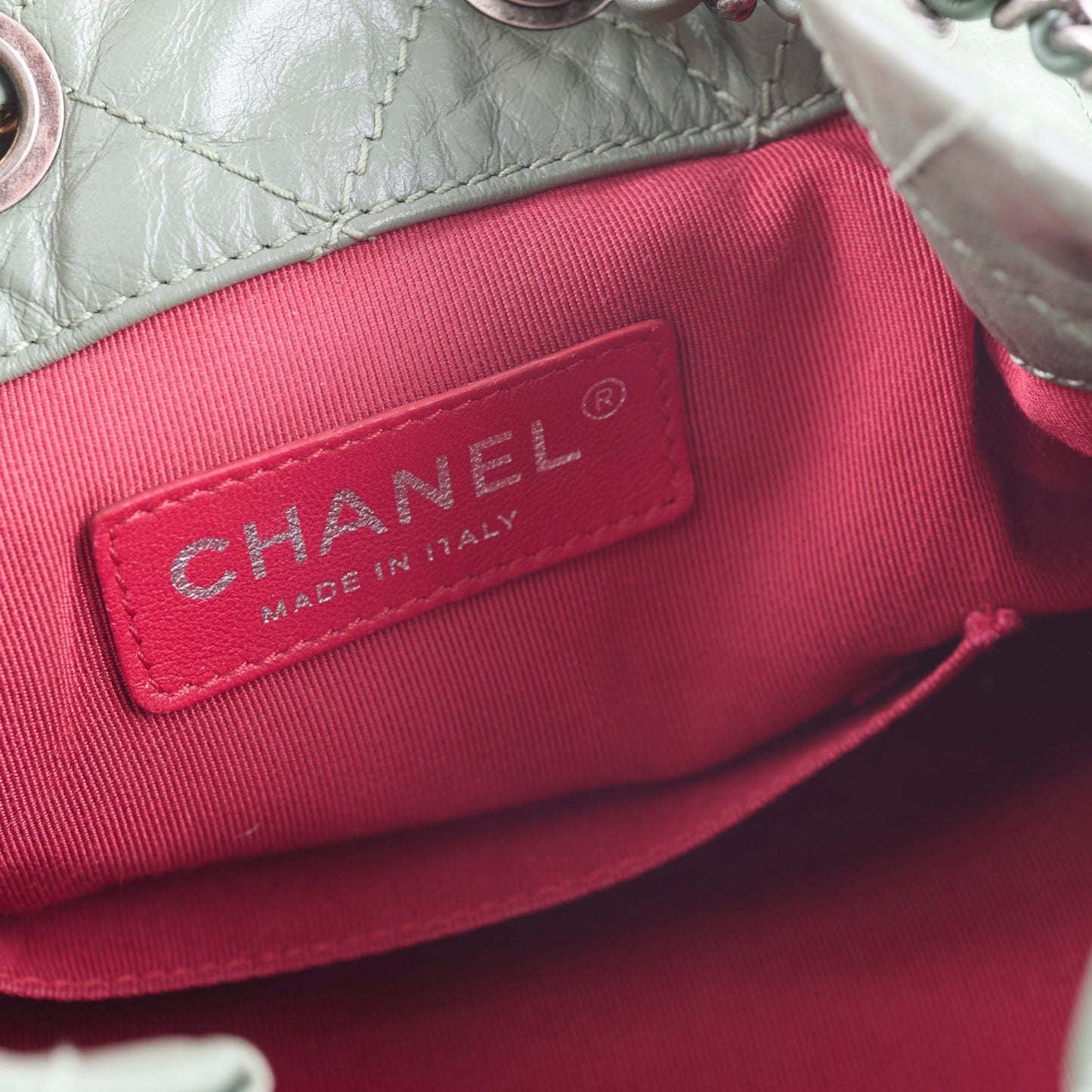 Chanel Gabriel Backpack Green Series 25