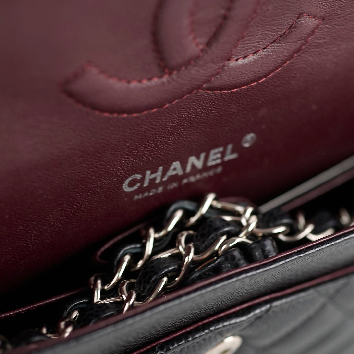 Chanel Classic Flap Medium/Large Caviar Black - 29 Series