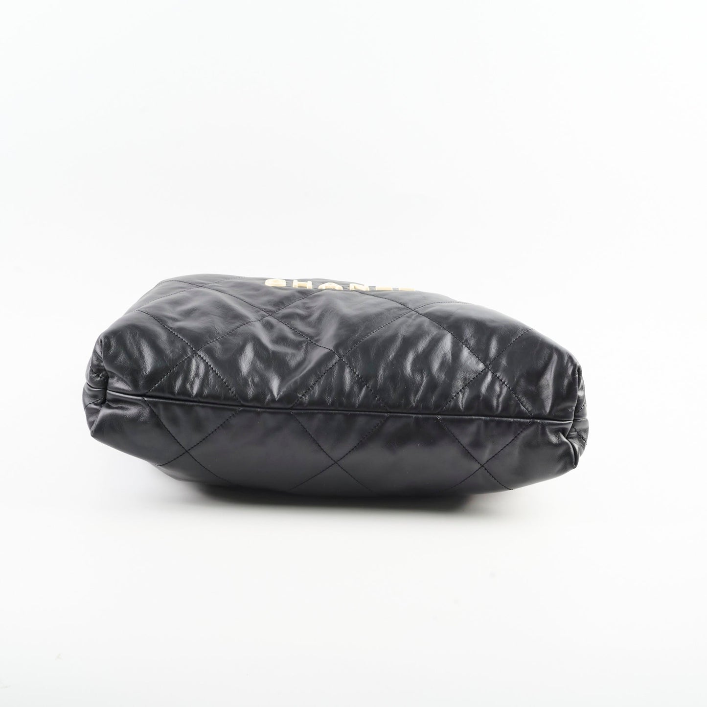 Chanel Medium 22 Bag Black Microchip
