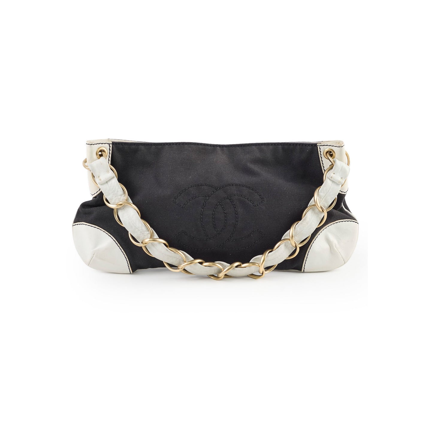 Chanel  Canvas Shoulder Bag