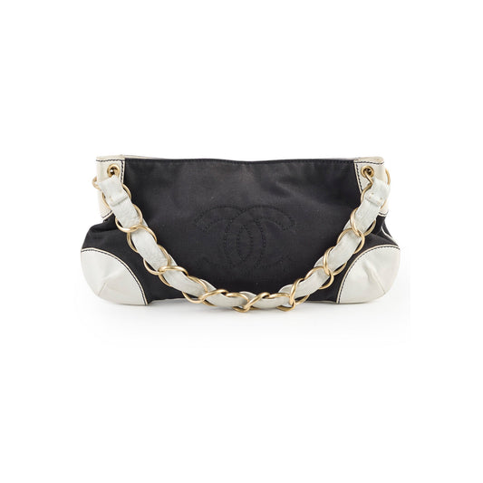 Chanel  Canvas Shoulder Bag