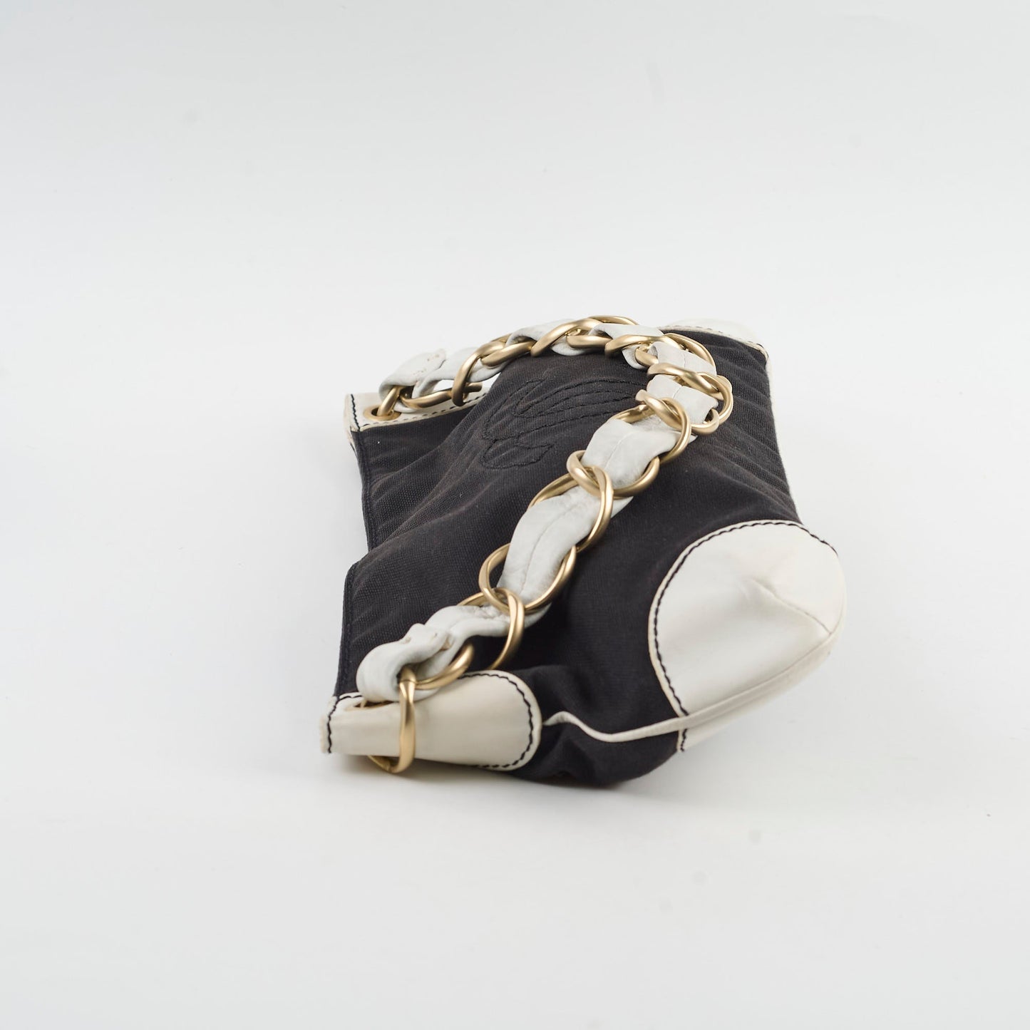 Chanel  Canvas Shoulder Bag