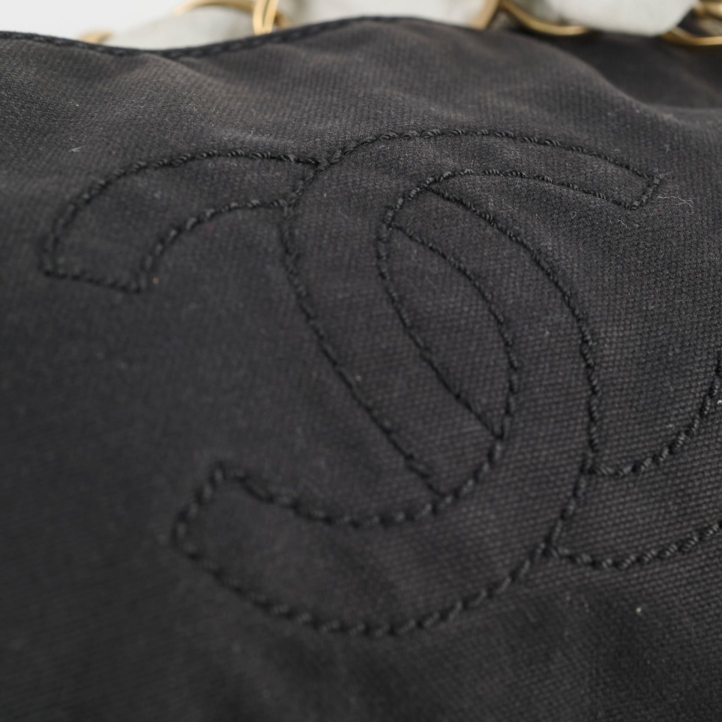 Chanel  Canvas Shoulder Bag