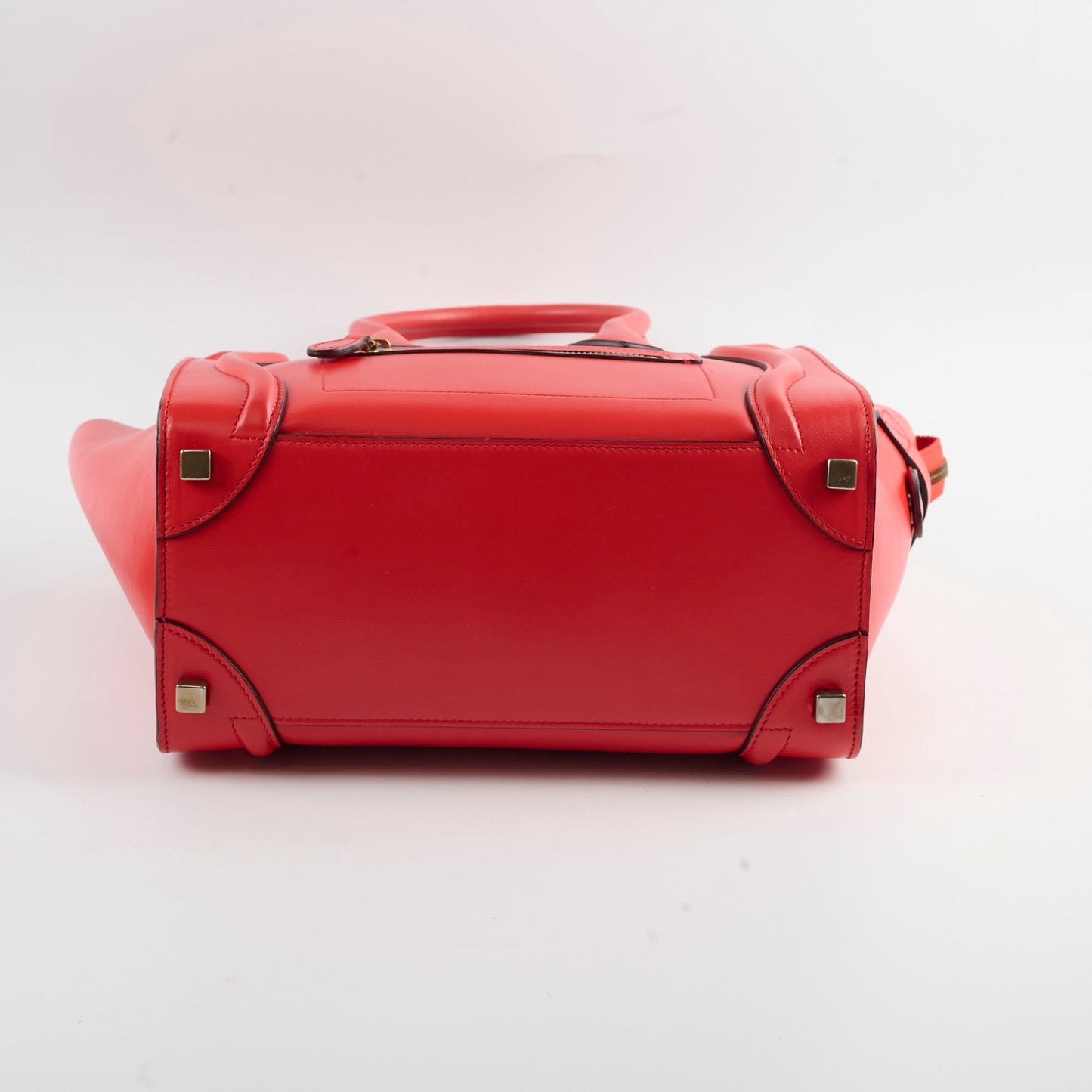 Luxury CELINE Luggage Micro Red