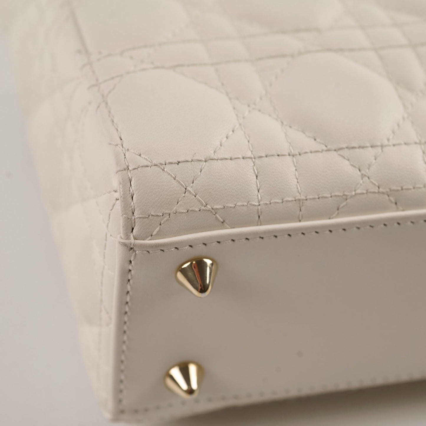 Christian Dior Small ABC Lady Dior White