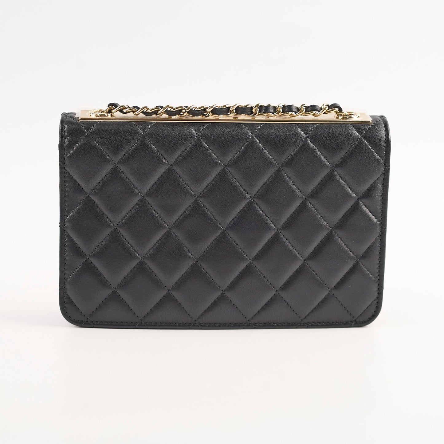 Chanel Trendy Wallet on Chain Black Lambskin (microchip)