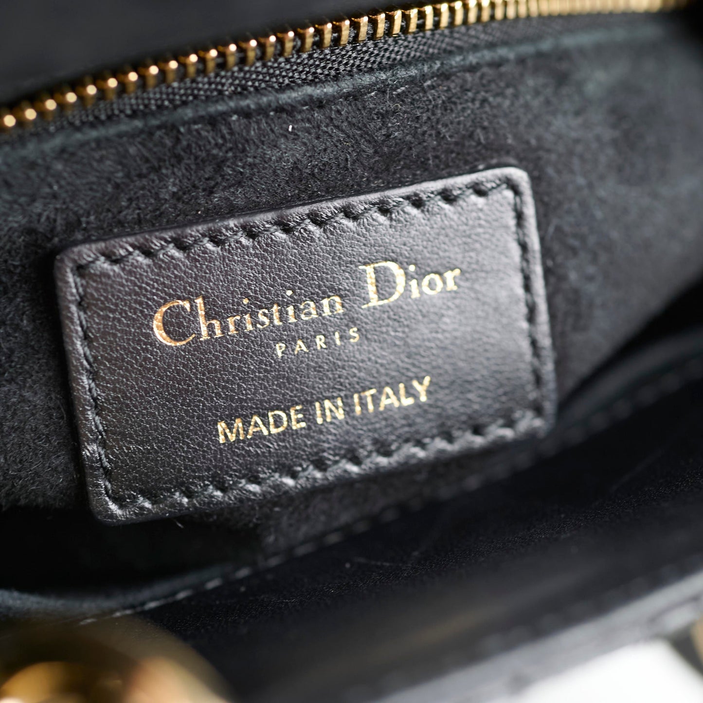 Christian Dior Small ABC My Lady Dior Black