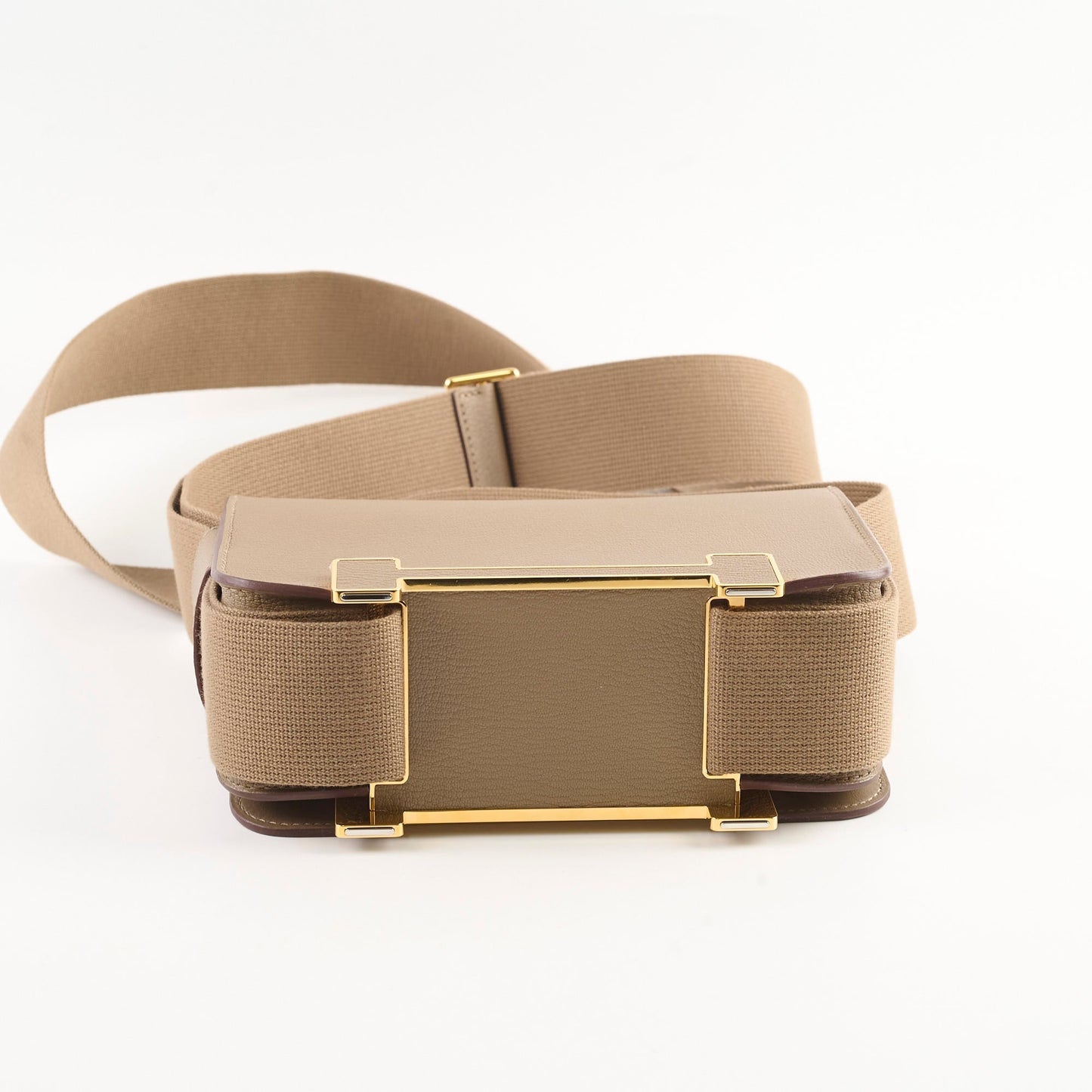 Hermes Geta Chevre Mysore Etoupe (W Stamp 2024)