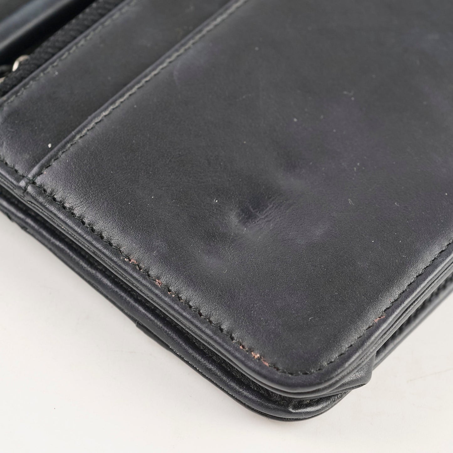 Chanel Calfskin Wallet on Chain WOC Black