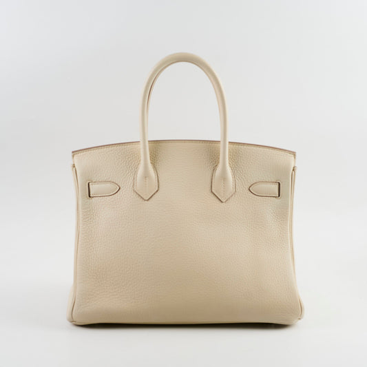 Hermes Birkin 30 Craie A Stamp