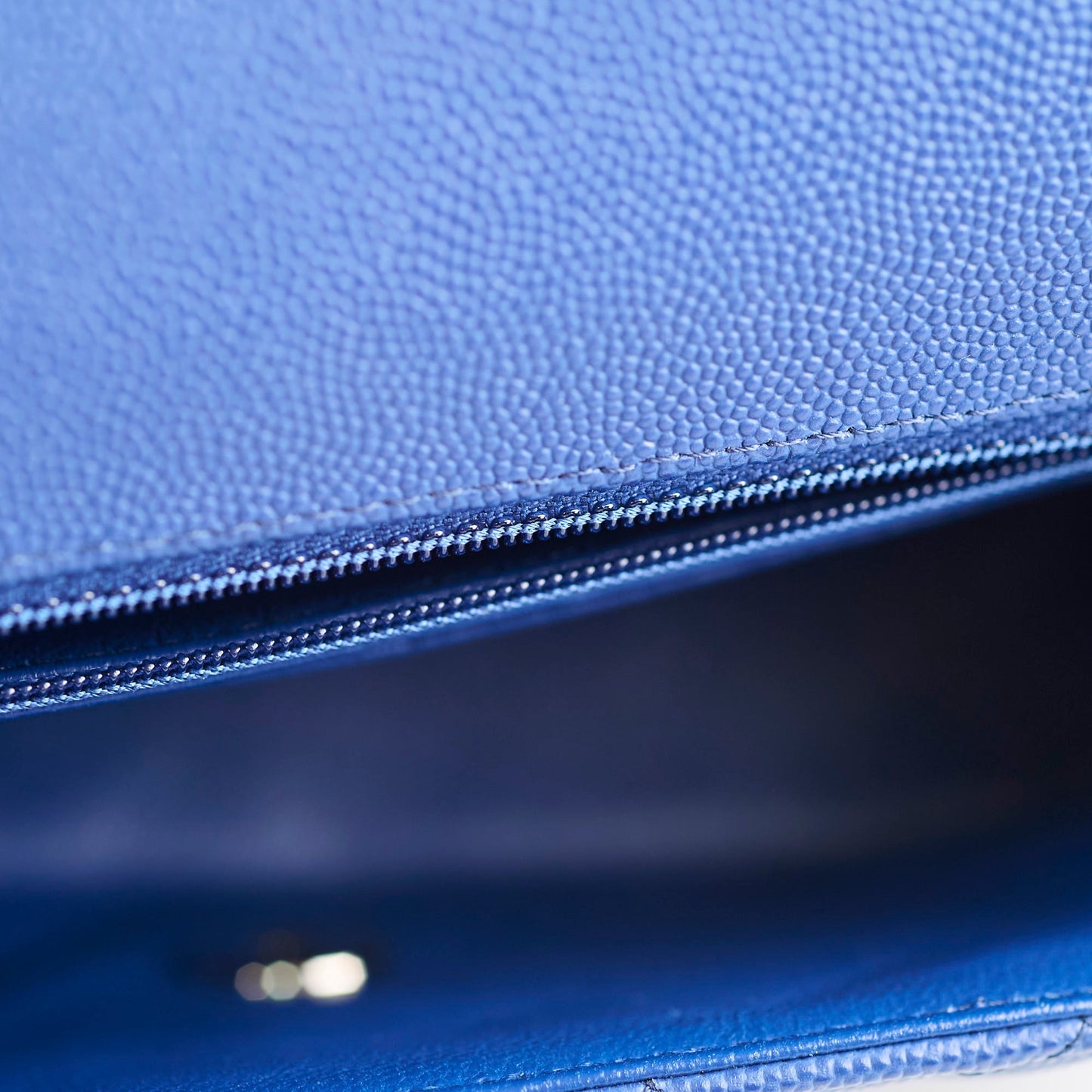 Chanel Mini Rectangular Caviar Blue