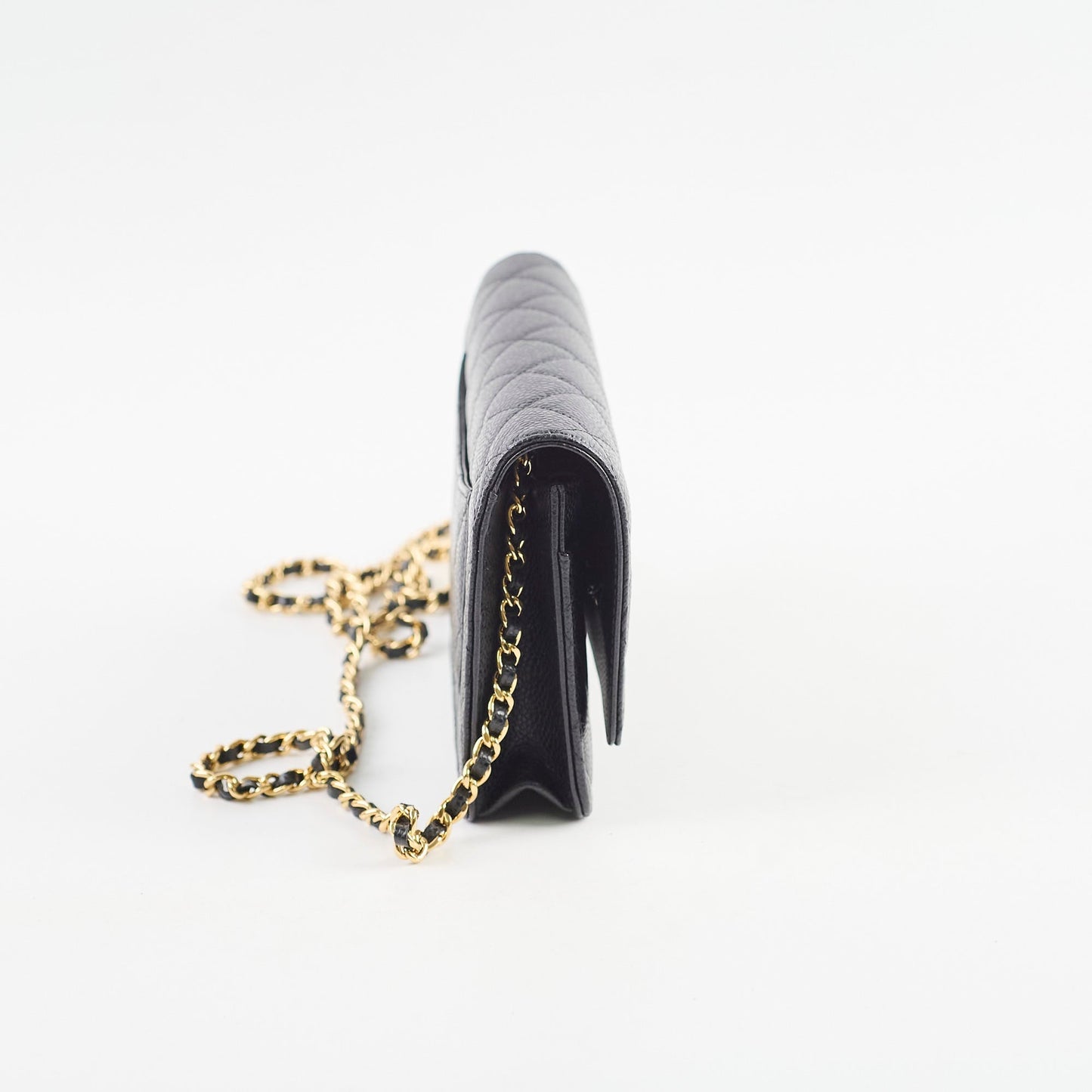 Chanel Caviar WOC Wallet On Chain Black