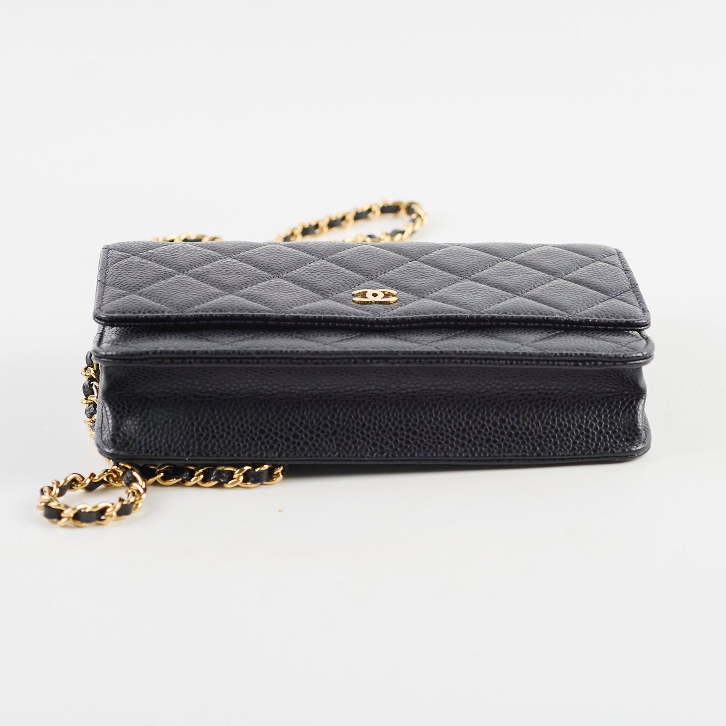 Chanel Caviar WOC Wallet On Chain Black
