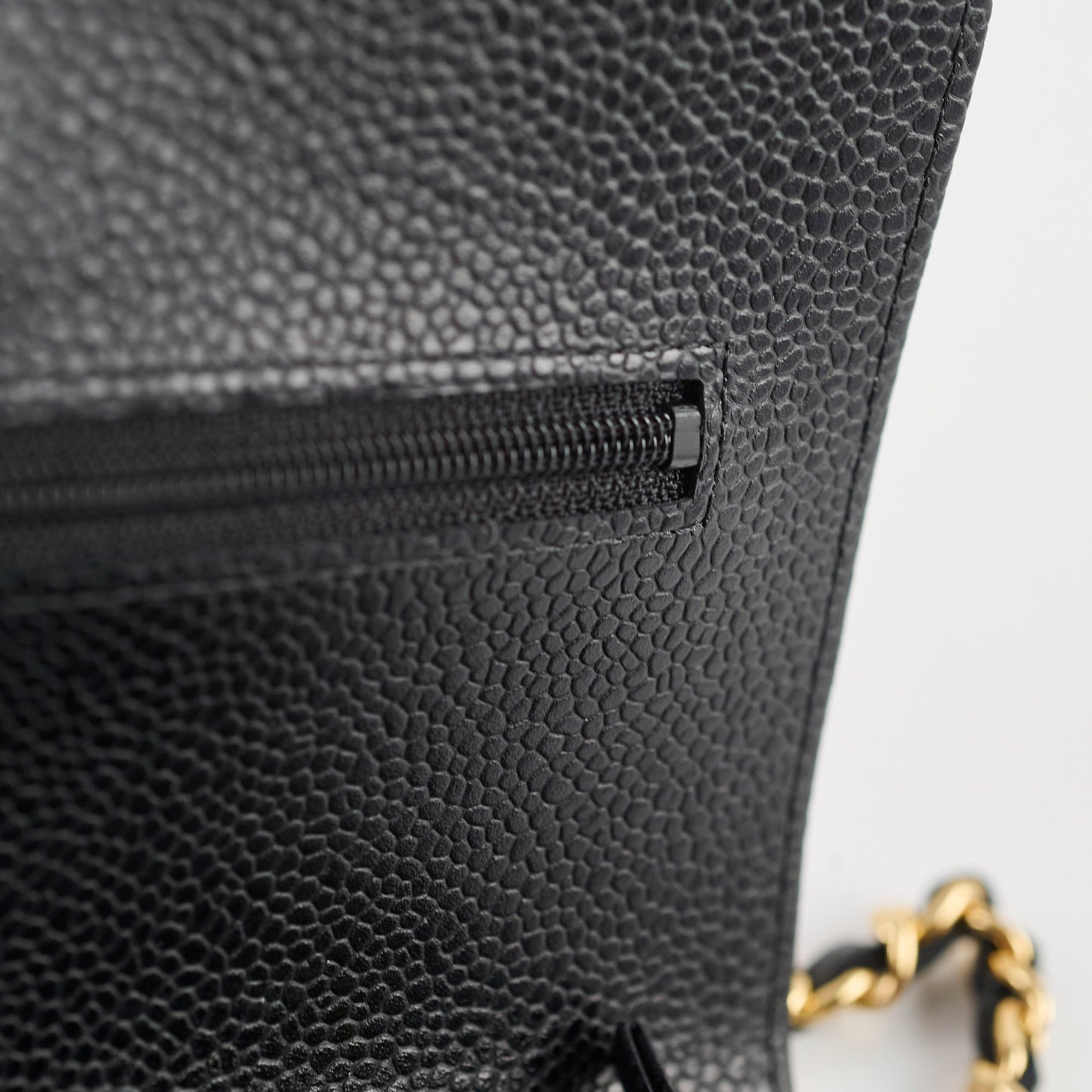 Chanel Caviar WOC Wallet On Chain Black