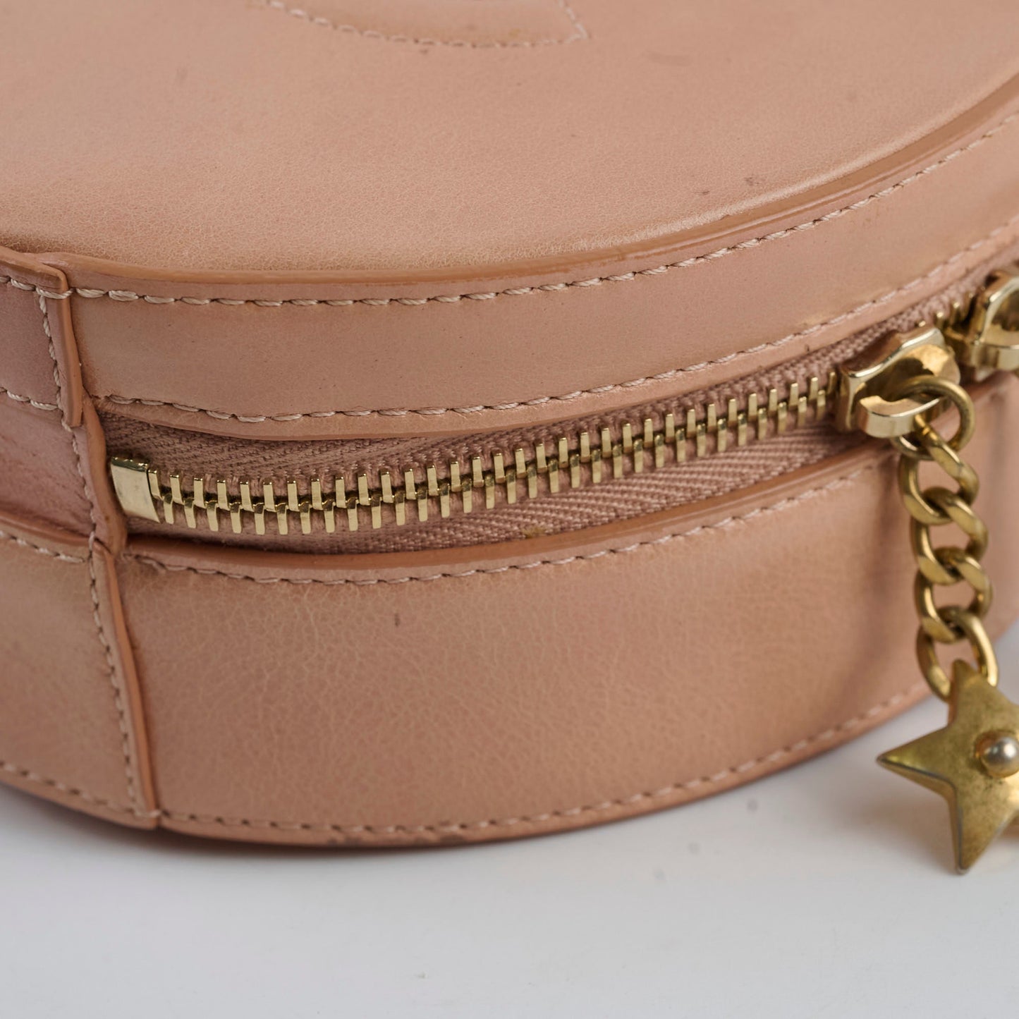 Chanel Round As Earth Crossbody Bag Peach/Coral