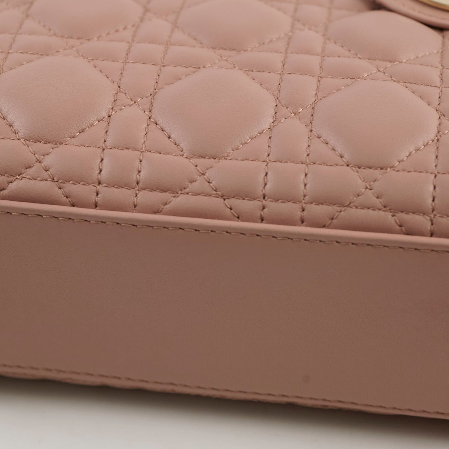 Christian Dior Small Lambskin ABC Lady Dior Pink