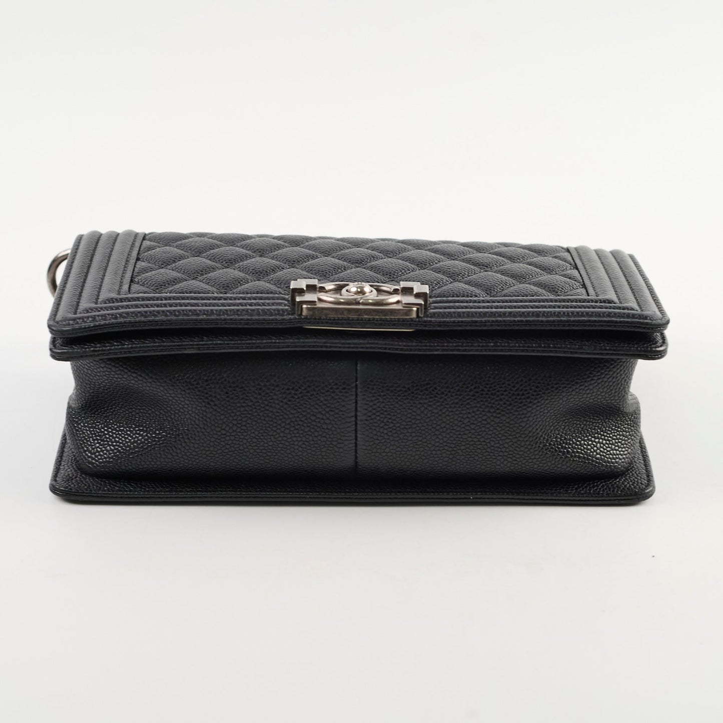 Chanel Old Medium Caviar Boy Black HOLD