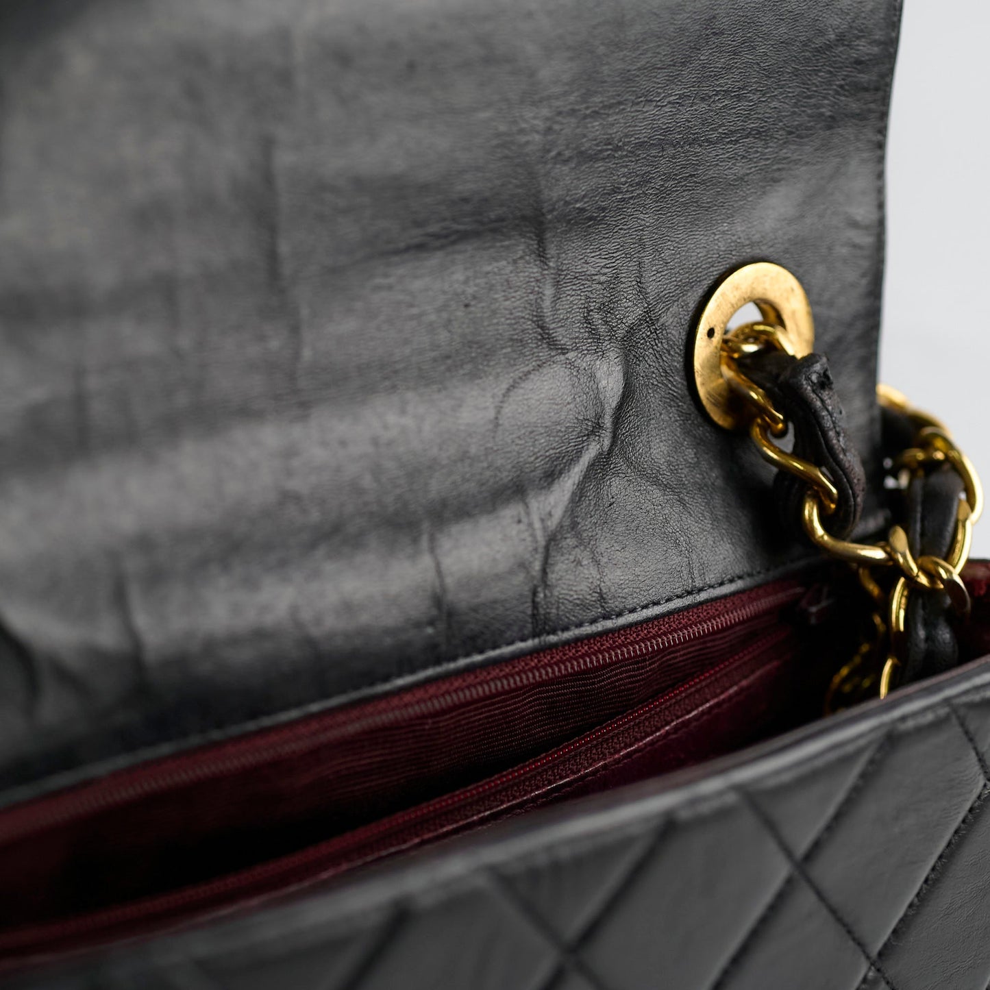 Chanel  Square Shoulder Bag Lambskin (3 Series)