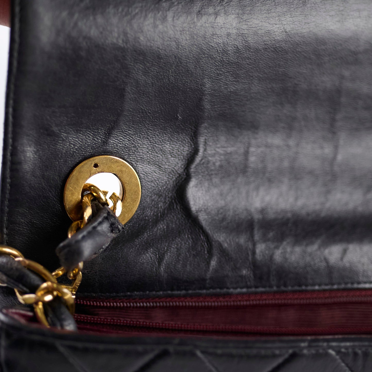 Chanel  Square Shoulder Bag Lambskin (3 Series)