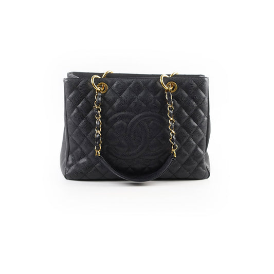 Chanel Caviar Grand Shopping Tote GST Black