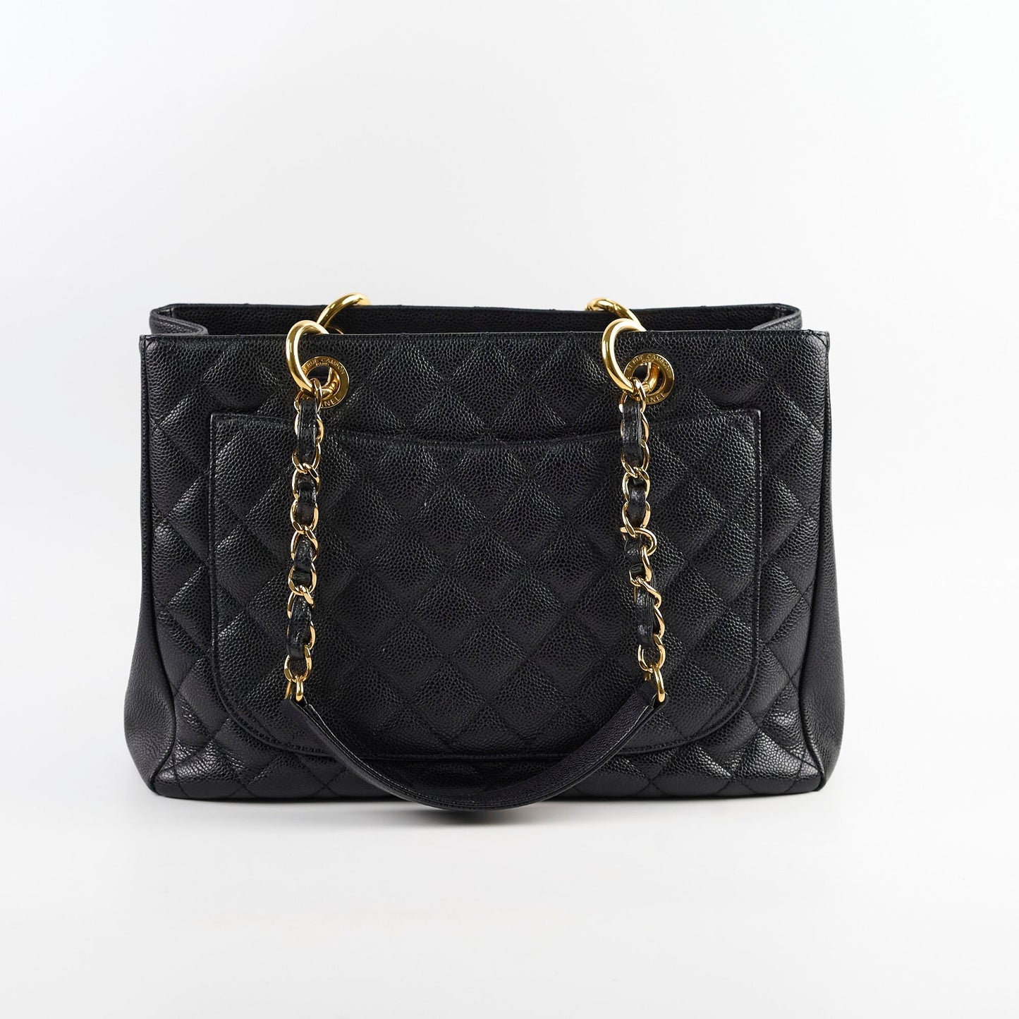 Chanel Caviar Grand Shopping Tote GST Black