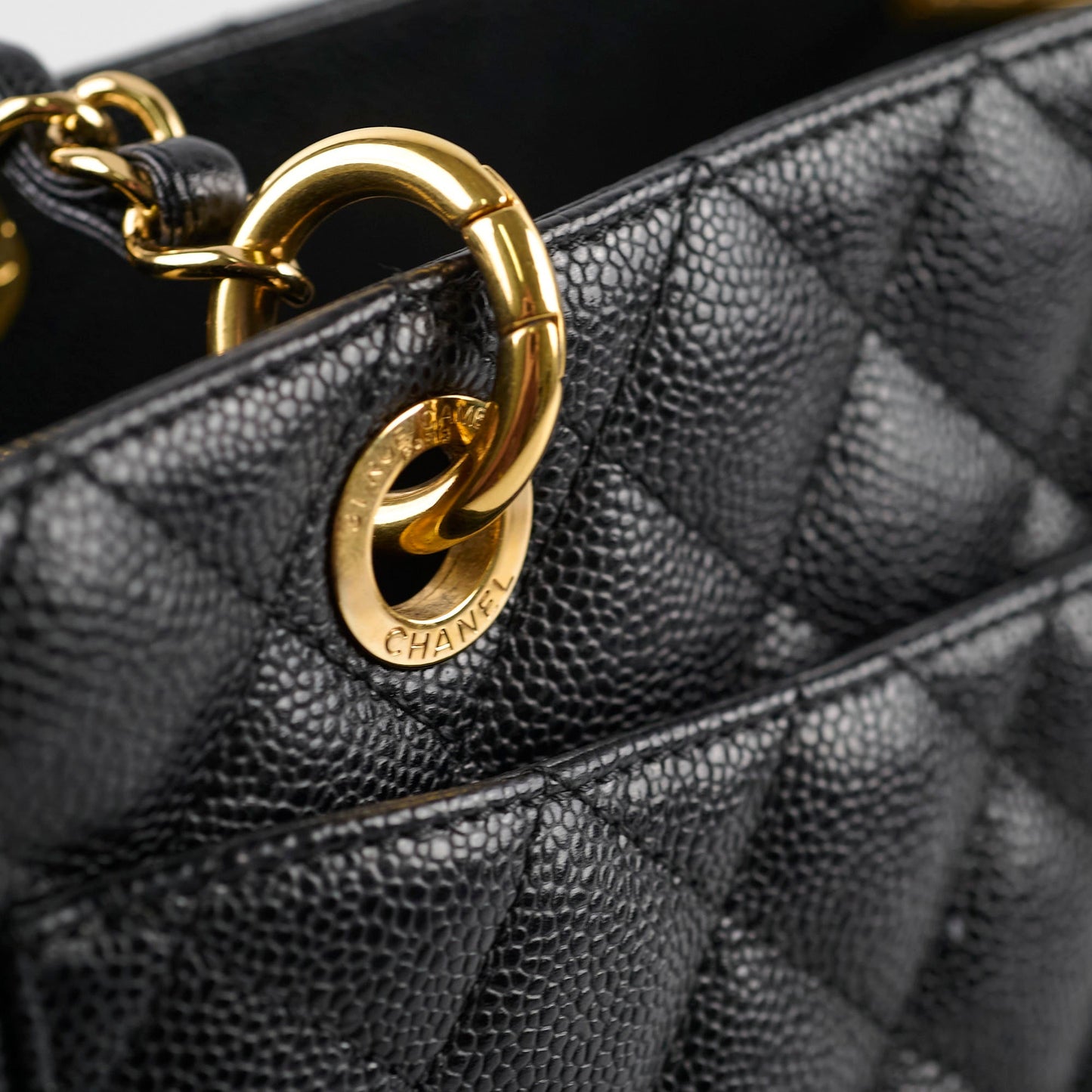 Chanel Caviar Grand Shopping Tote GST Black