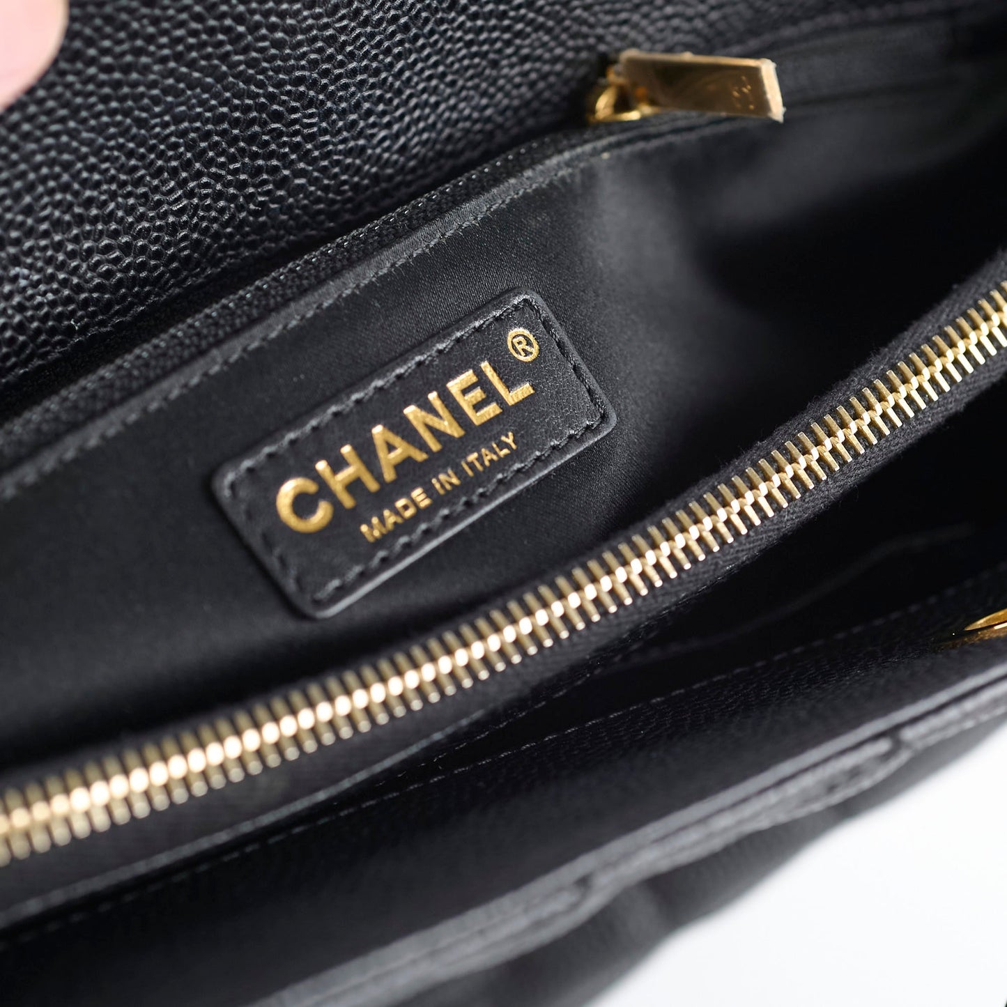 Chanel Caviar Grand Shopping Tote GST Black