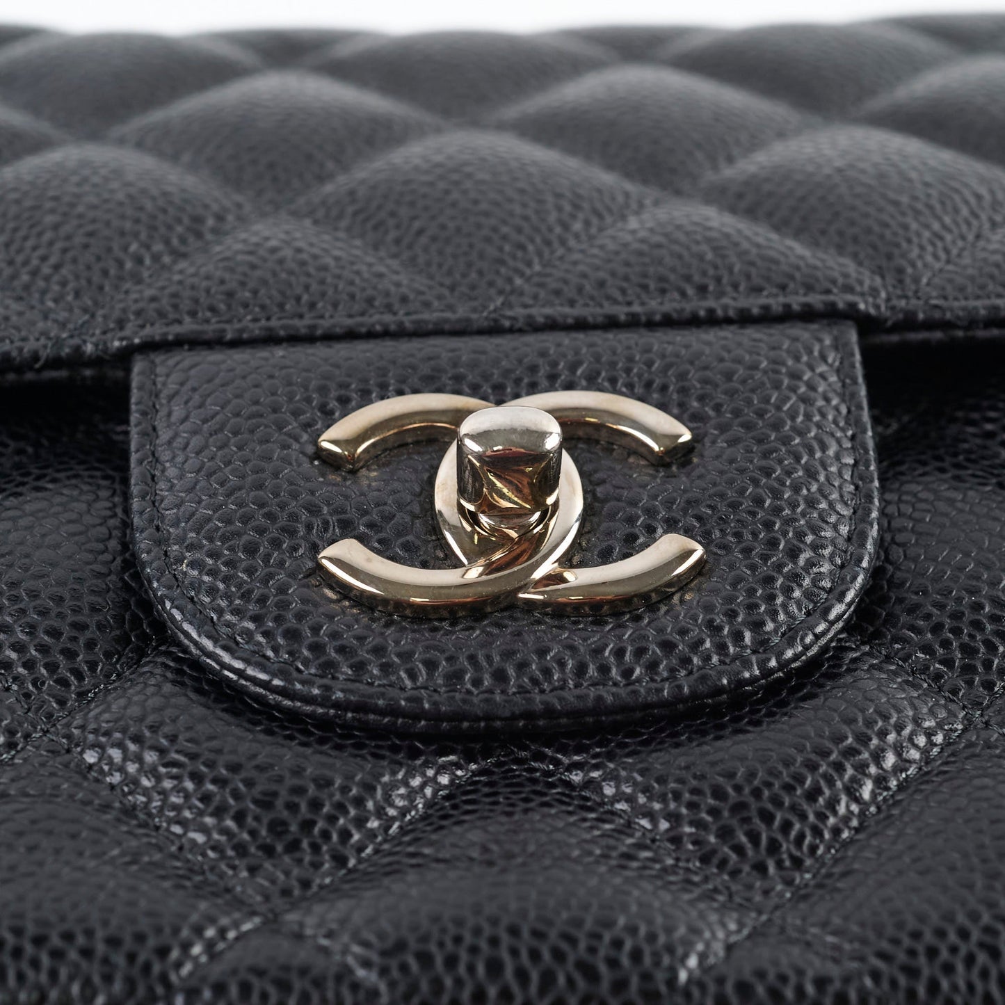 Chanel Jumbo Caviar Black
