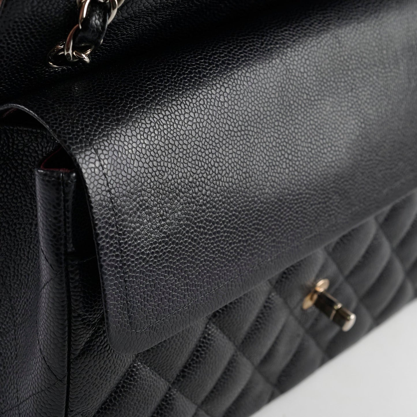 Chanel Jumbo Caviar Black