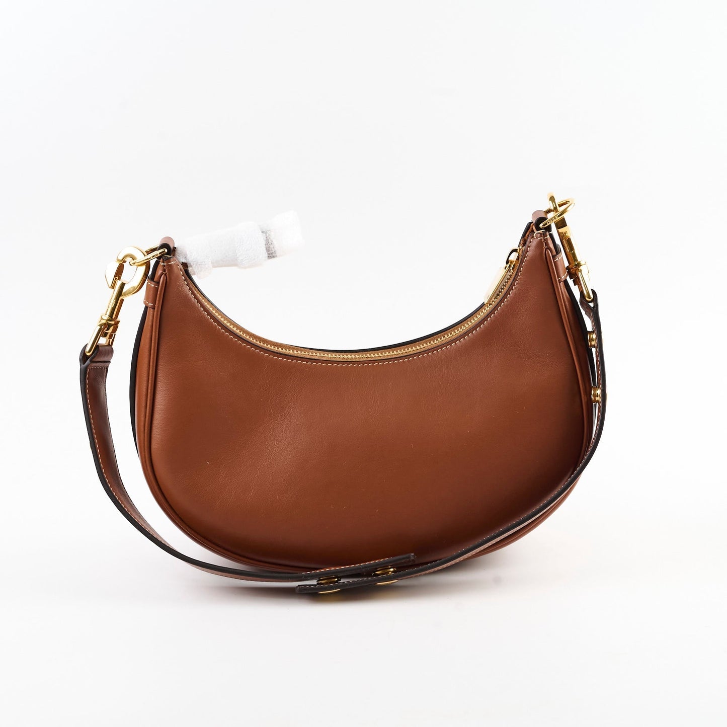 Luxury CELINE Medium Ava Strap Bag in Smooth Calfskin Tan