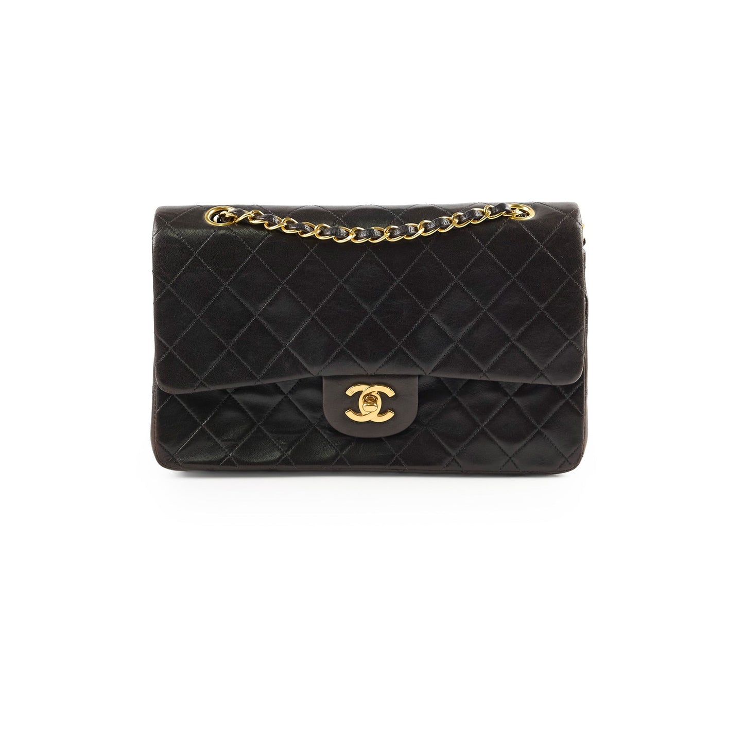 Chanel  Medium M/L 24k Lambskin Classic Flap 4 Series