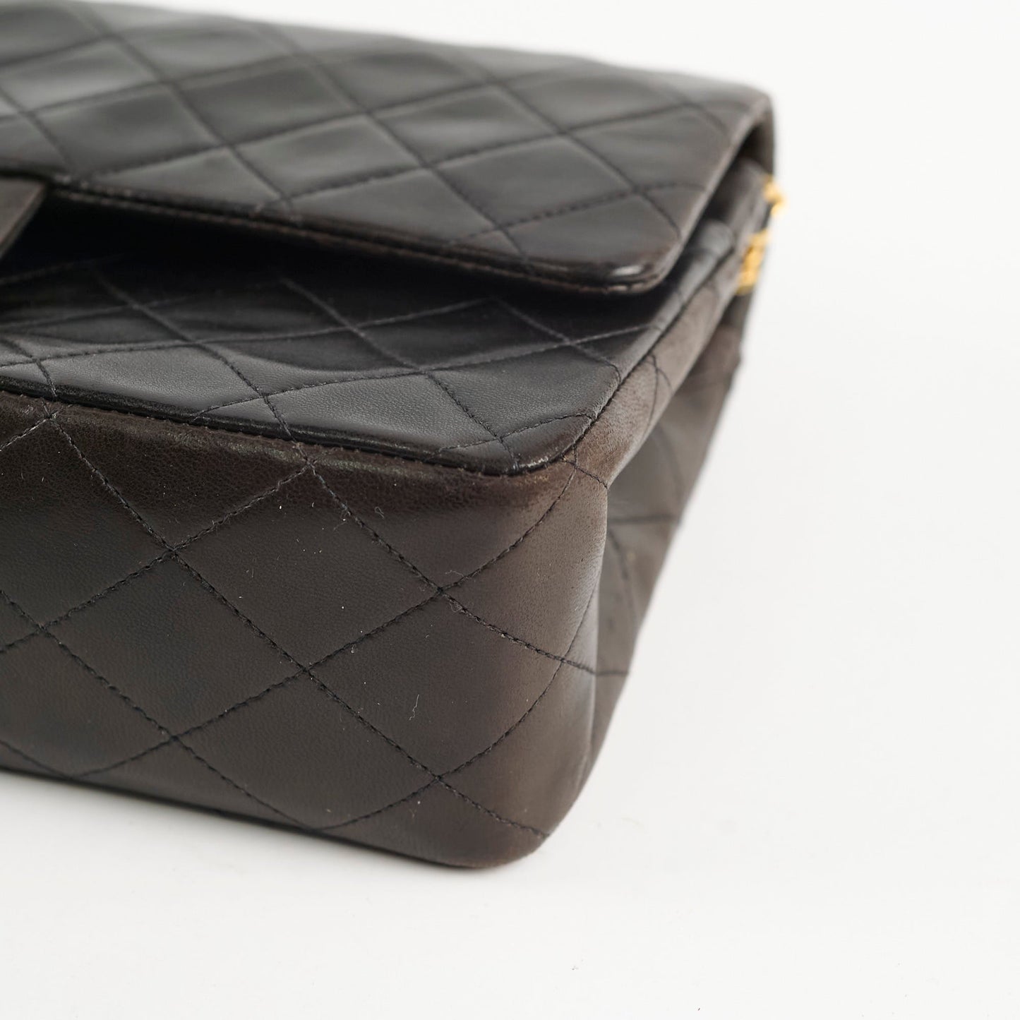 Chanel  Medium M/L 24k Lambskin Classic Flap 4 Series