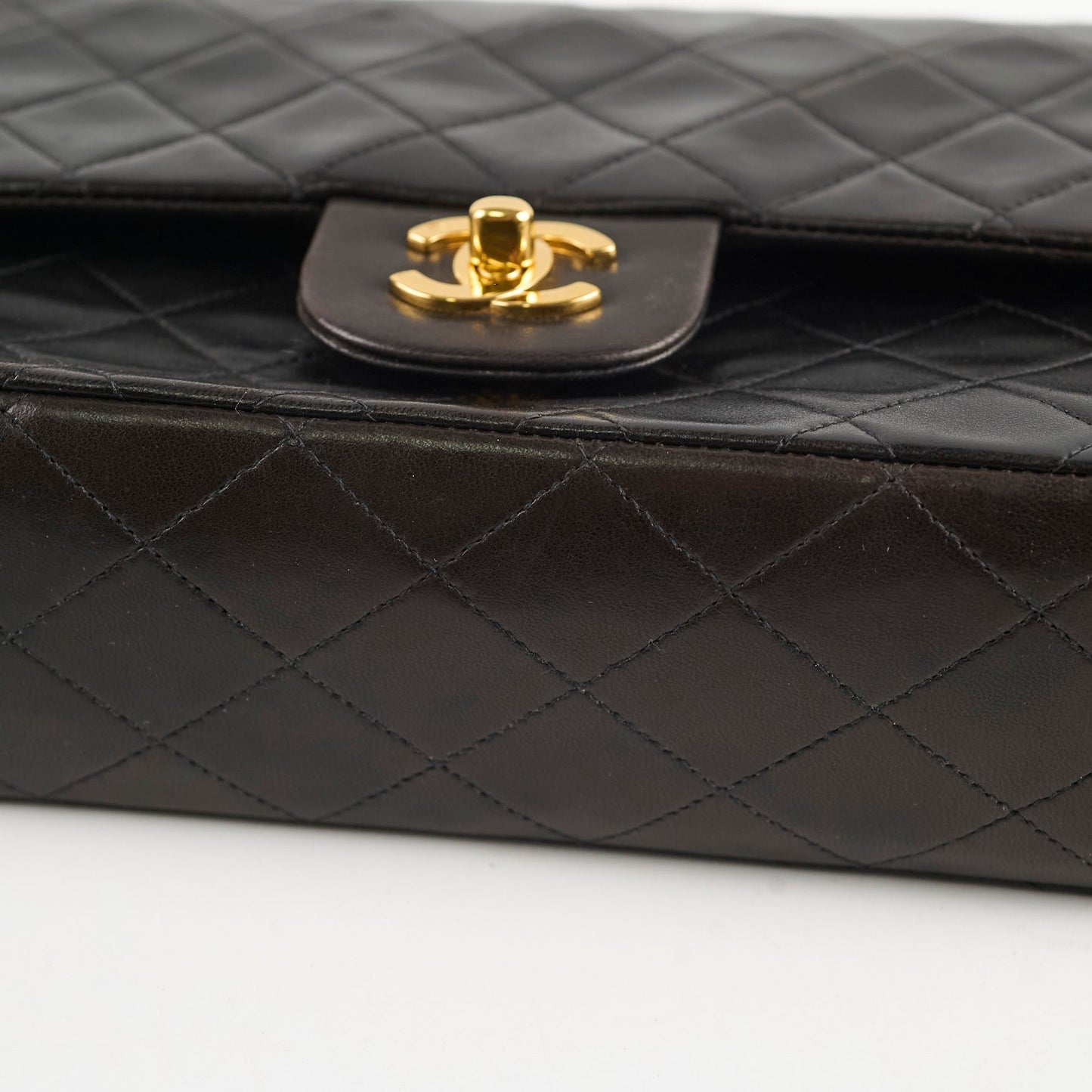 Chanel  Medium M/L 24k Lambskin Classic Flap 4 Series