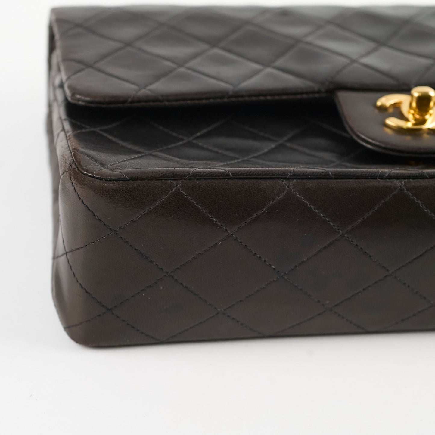 Chanel  Medium M/L 24k Lambskin Classic Flap 4 Series