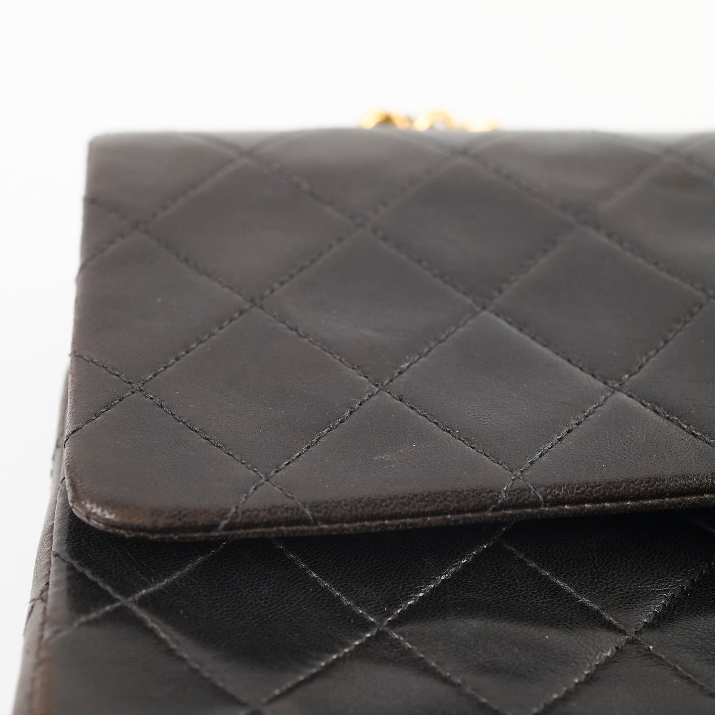 Chanel  Medium M/L 24k Lambskin Classic Flap 4 Series