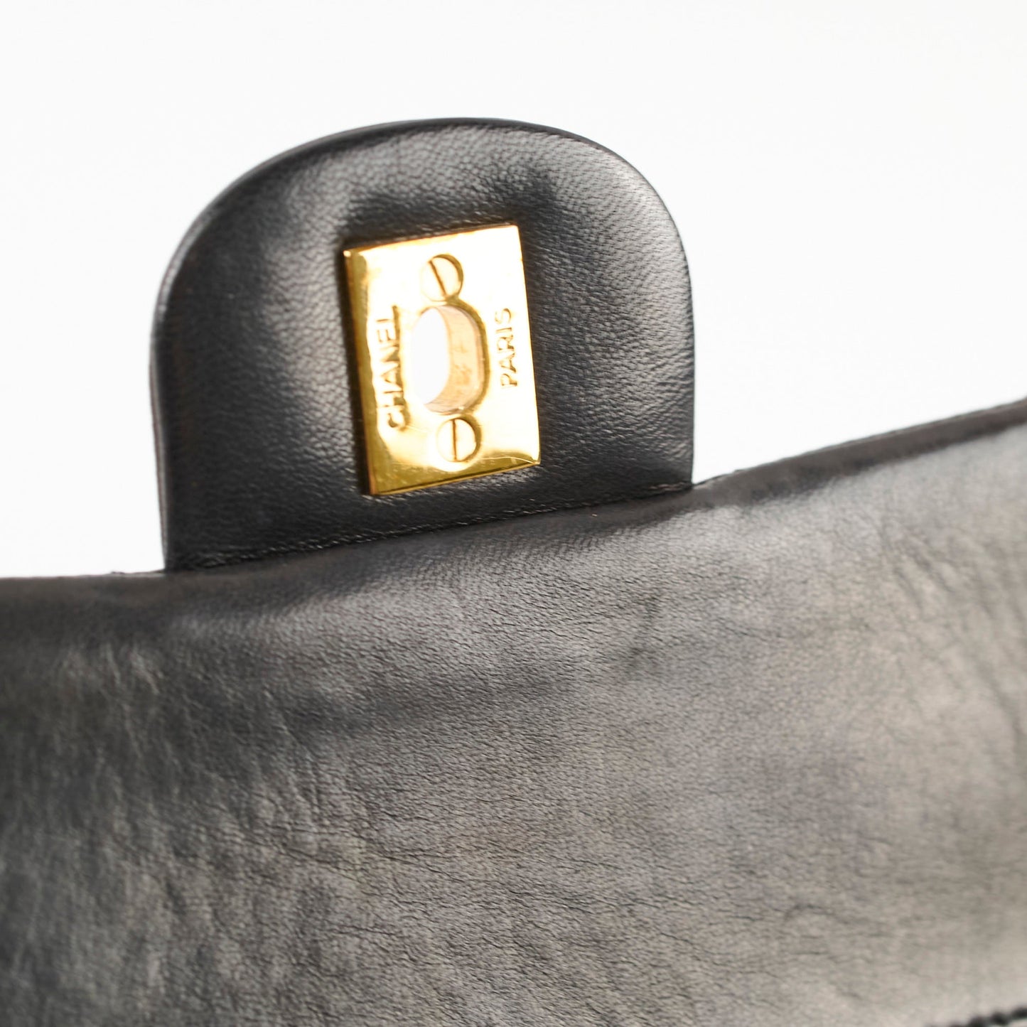Chanel  Medium M/L 24k Lambskin Classic Flap 4 Series