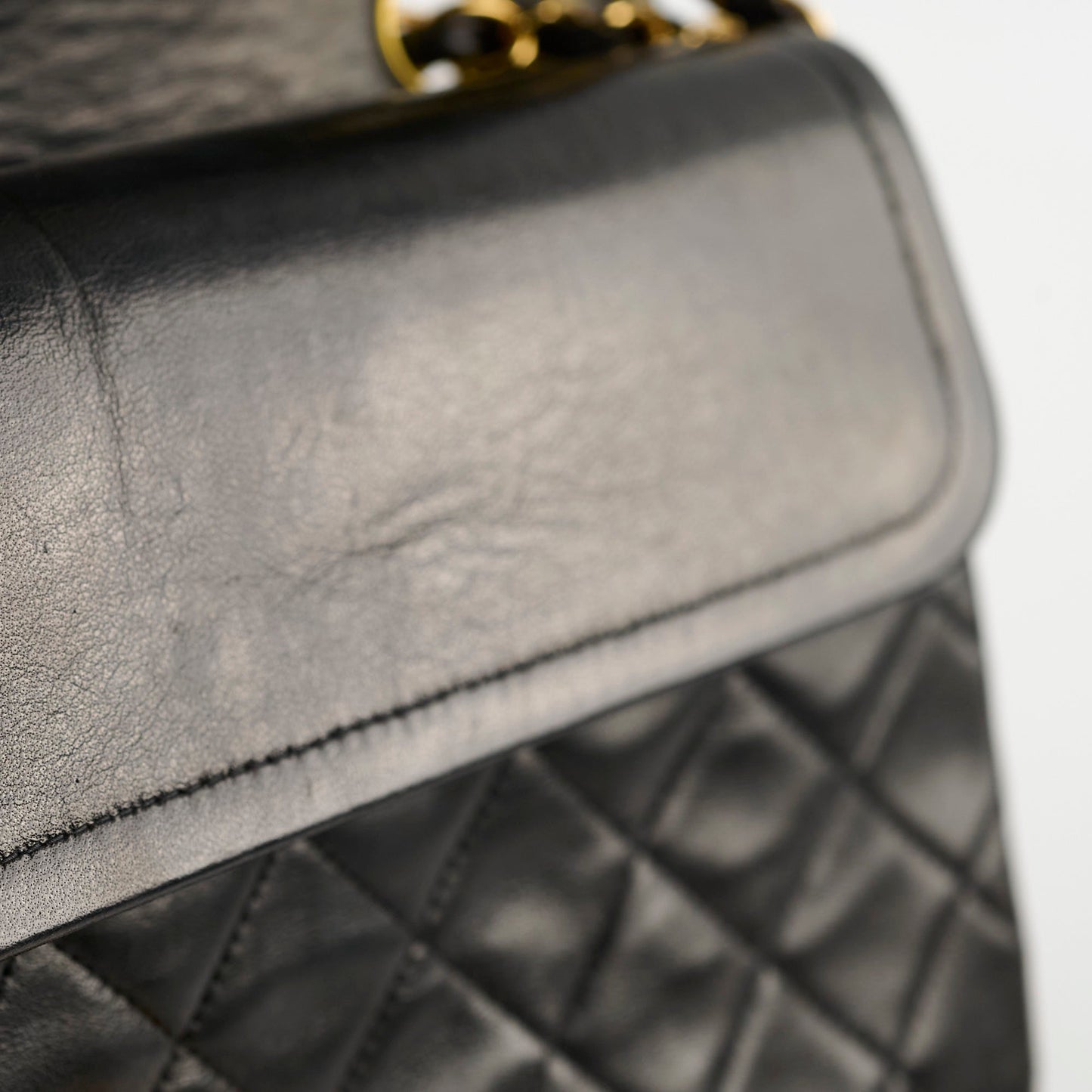 Chanel  Medium M/L 24k Lambskin Classic Flap 4 Series