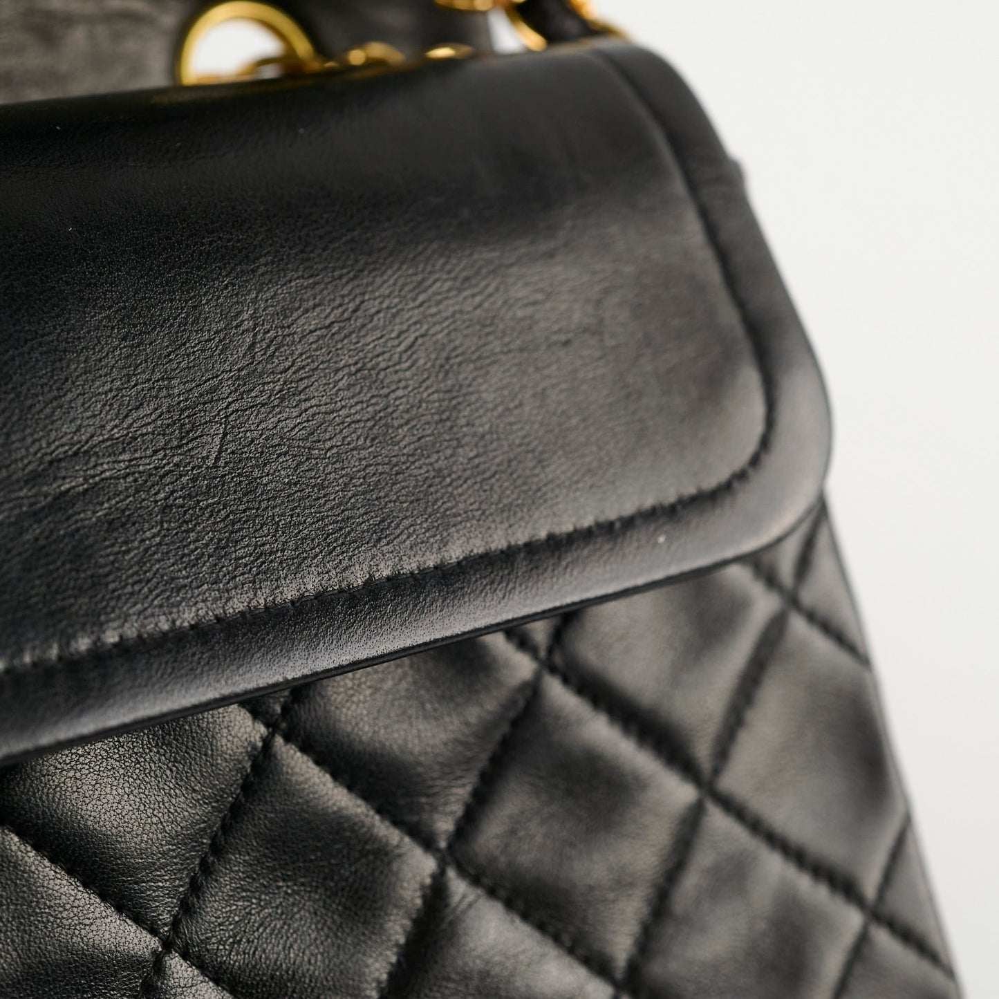 Chanel  Medium M/L 24k Lambskin Classic Flap 4 Series