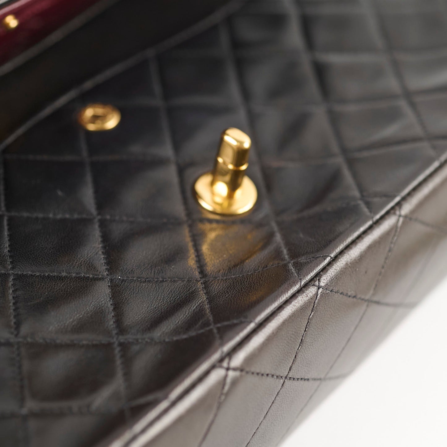 Chanel  Medium M/L 24k Lambskin Classic Flap 4 Series