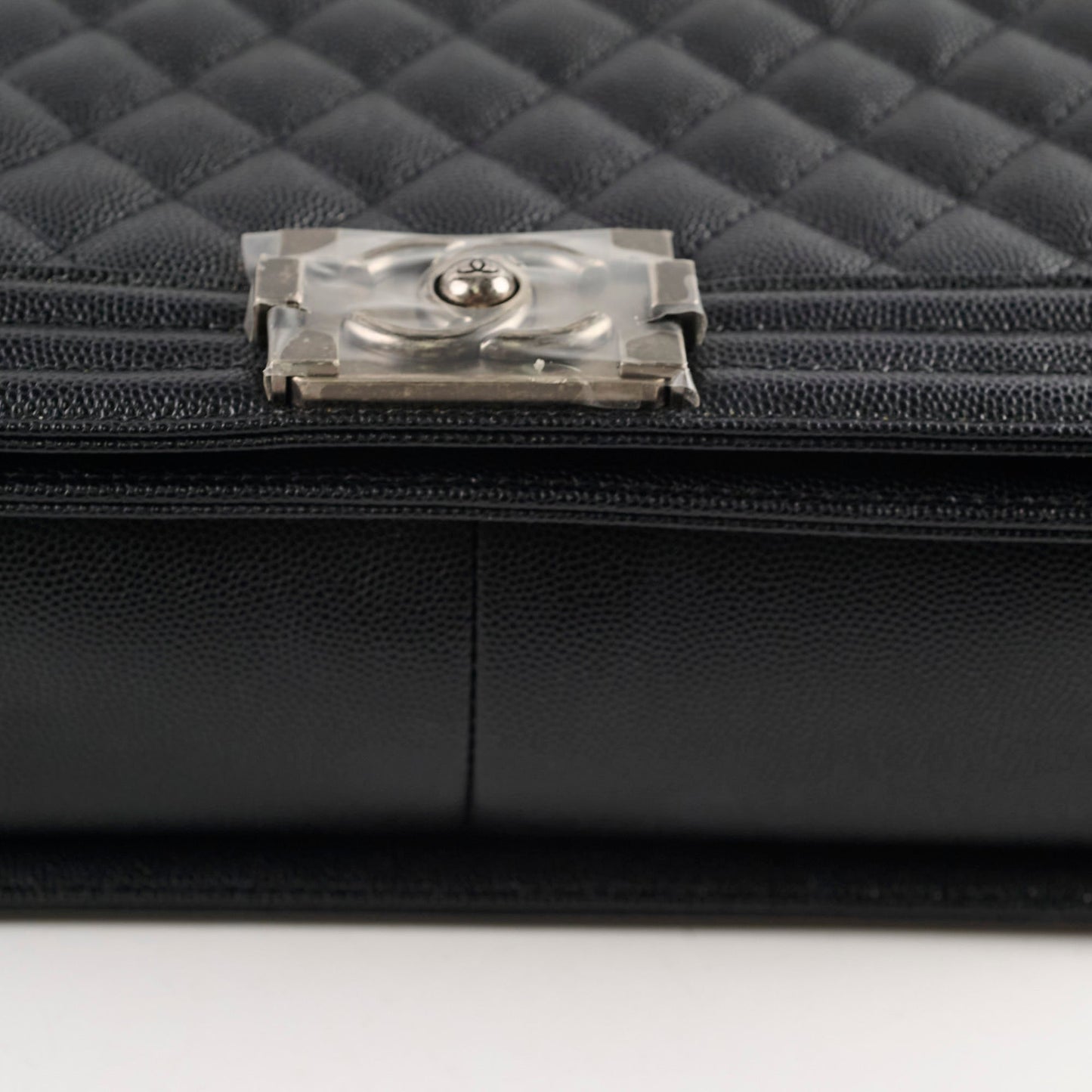 Chanel Caviar New Medium Boy Bag Black Micorchip
