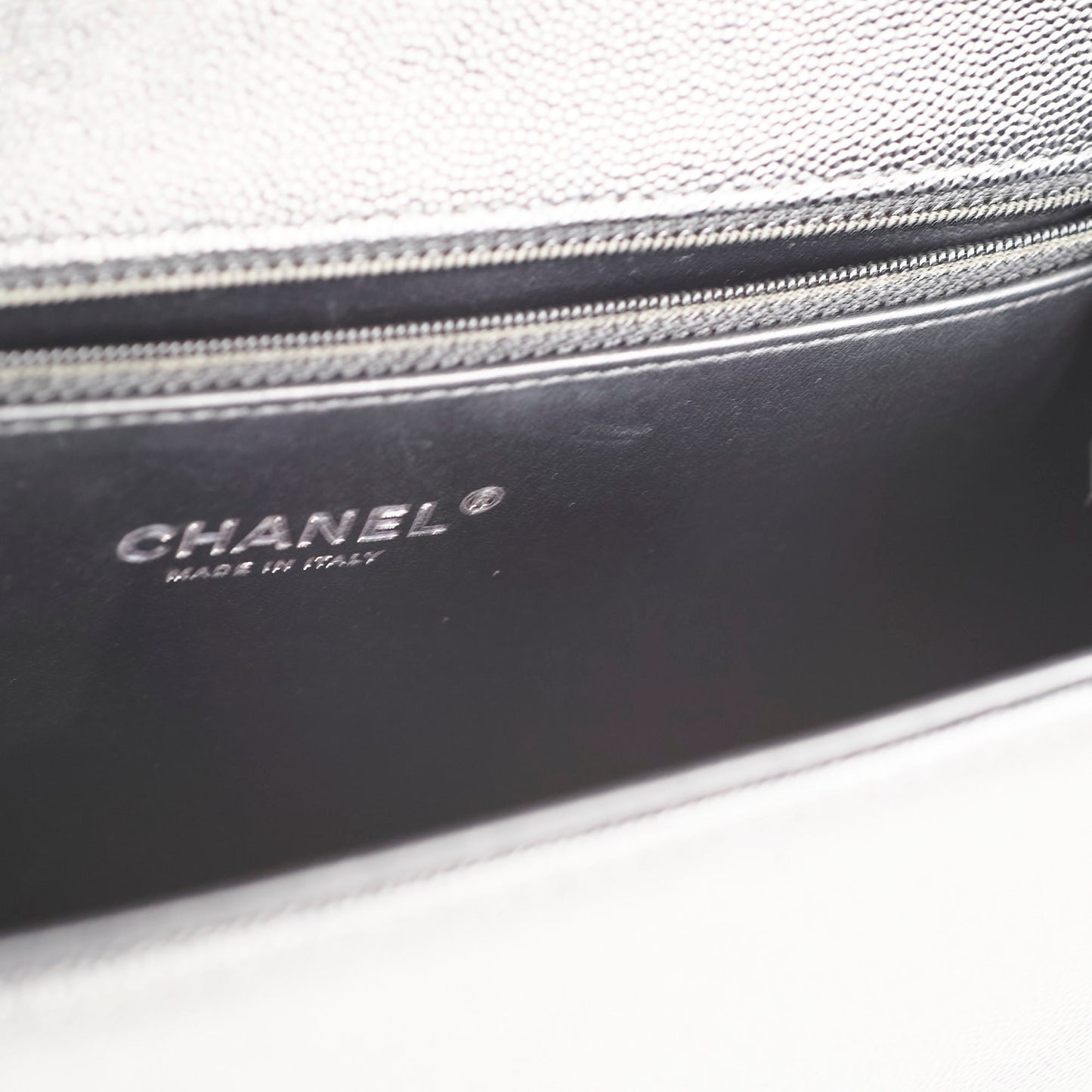 Chanel Caviar New Medium Boy Bag Black Micorchip
