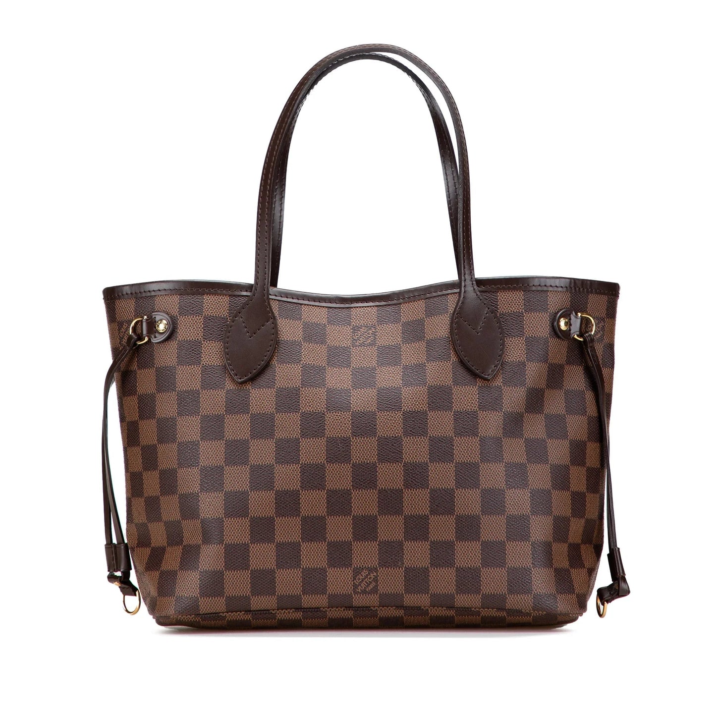 Brown Louis Vuitton Damier Ebene Neverfull PM Tote Bag