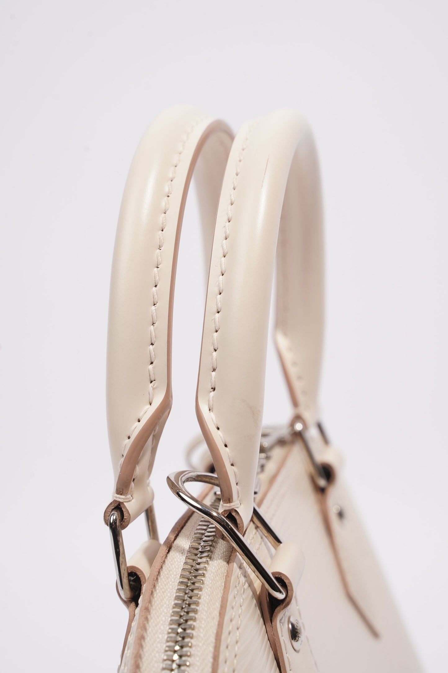 Louis Vuitton Alma BB Epi Leather Shoulder Bag Cream BB
