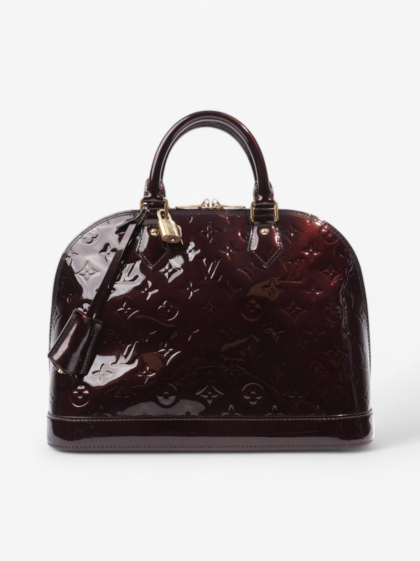 Louis Vuitton Alma Amarante Vernis Leather PM