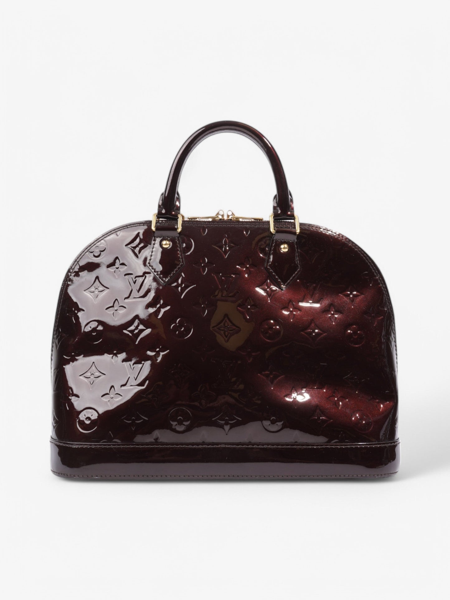 Louis Vuitton Alma Amarante Vernis Leather PM