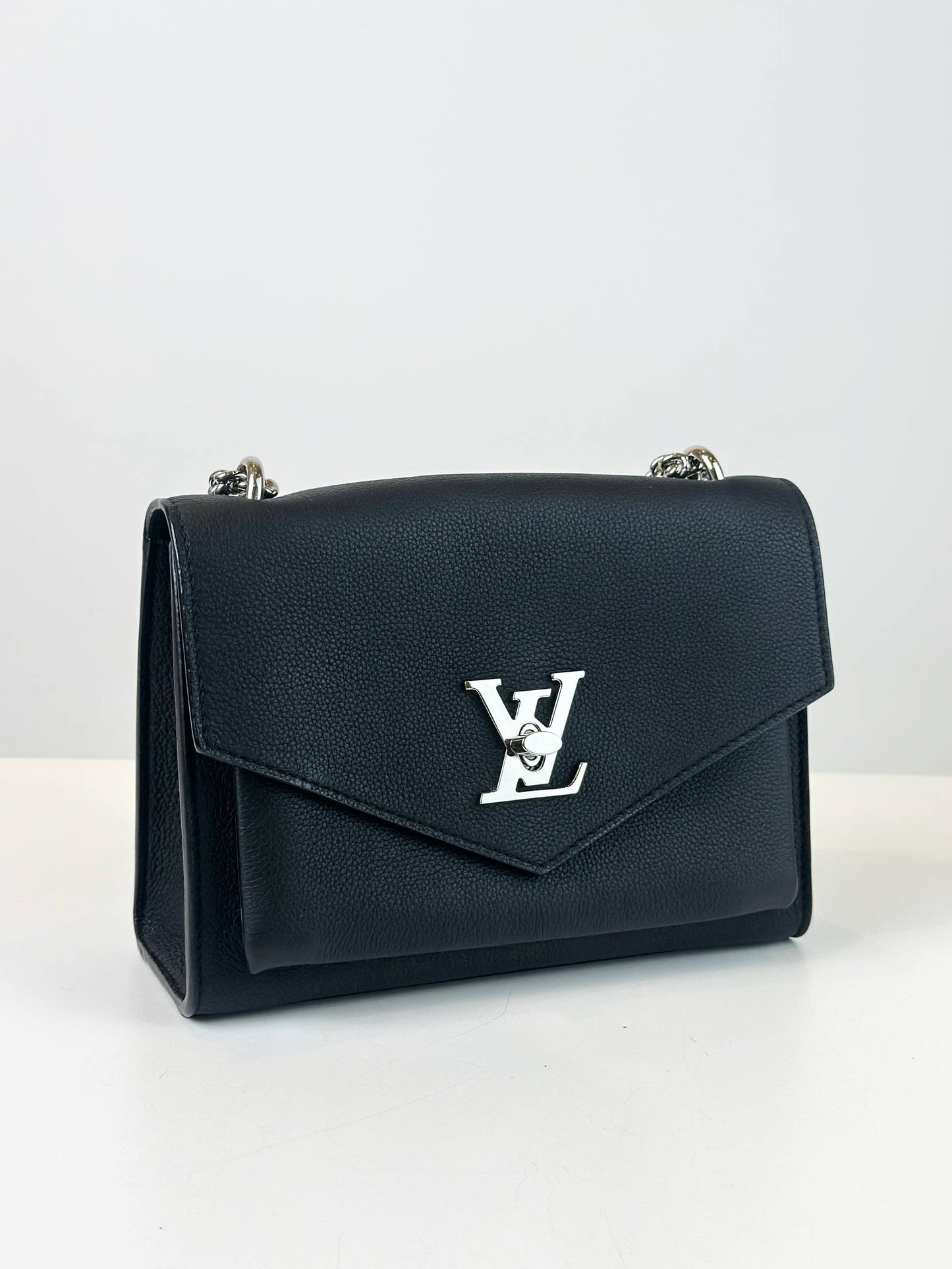 LOUIS VUITTON MYLOCKME SATCHEL CHAIN BLACK SHOULDER BAG