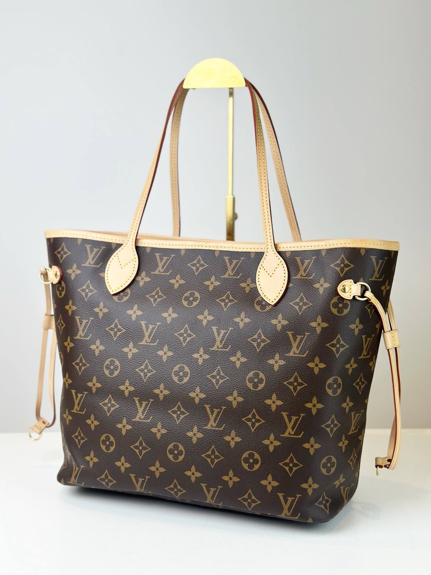 LOUIS VUITTON NEVERFULL MM TOTE BAG WITH POUCH
