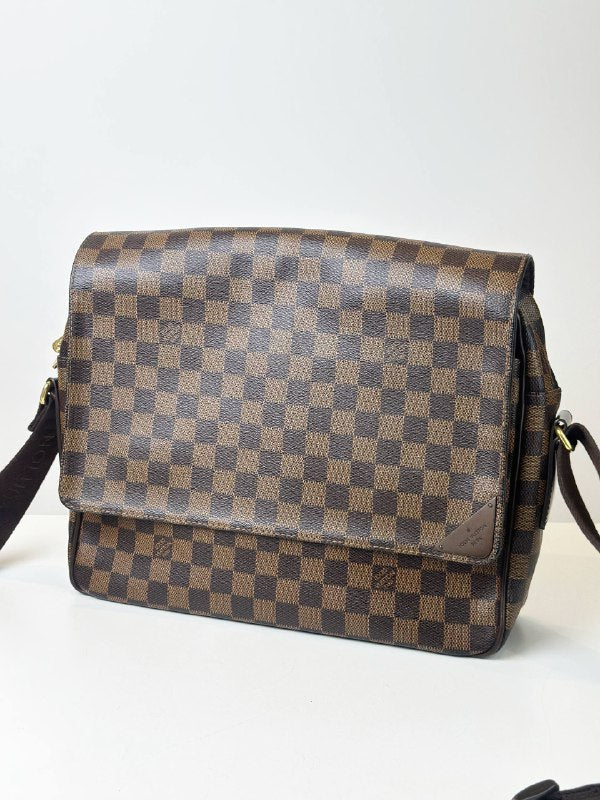 LOUIS VUITTON SHELTON DAMIER EBENE MM MESSENGER BAG
